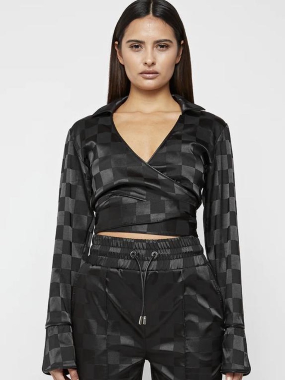 MANIERE DE VOIR CROPPED TOP WITH LONG BELT SIZE 4
